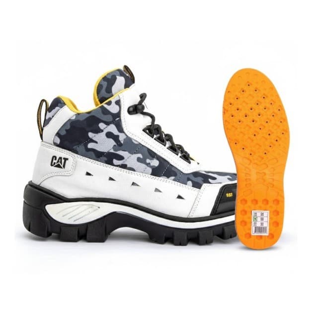 Combo Bota Coturno Caterpillar Adventure Couro Com palmilha gel diversas cores