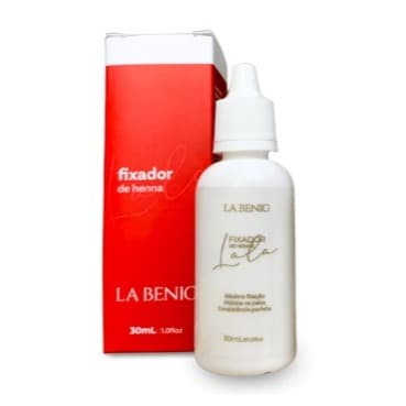 Fixador Henna Sobrancelhas La Benig 30mL Máxima Fixação - La Benig