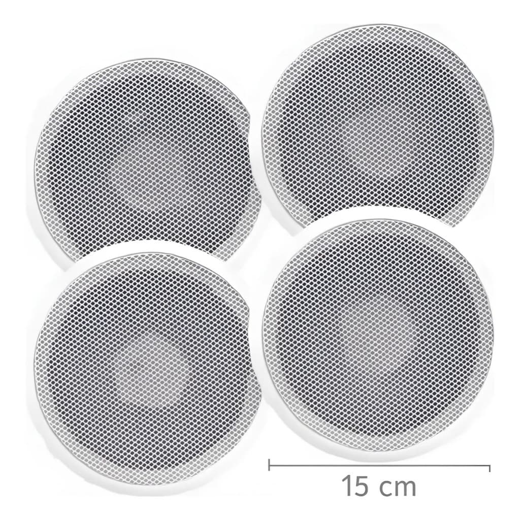 Kit 4 Caixa De Som Arandela De Embutir Teto Gesso PVC 5 Polegadas 55W Carros Consultório