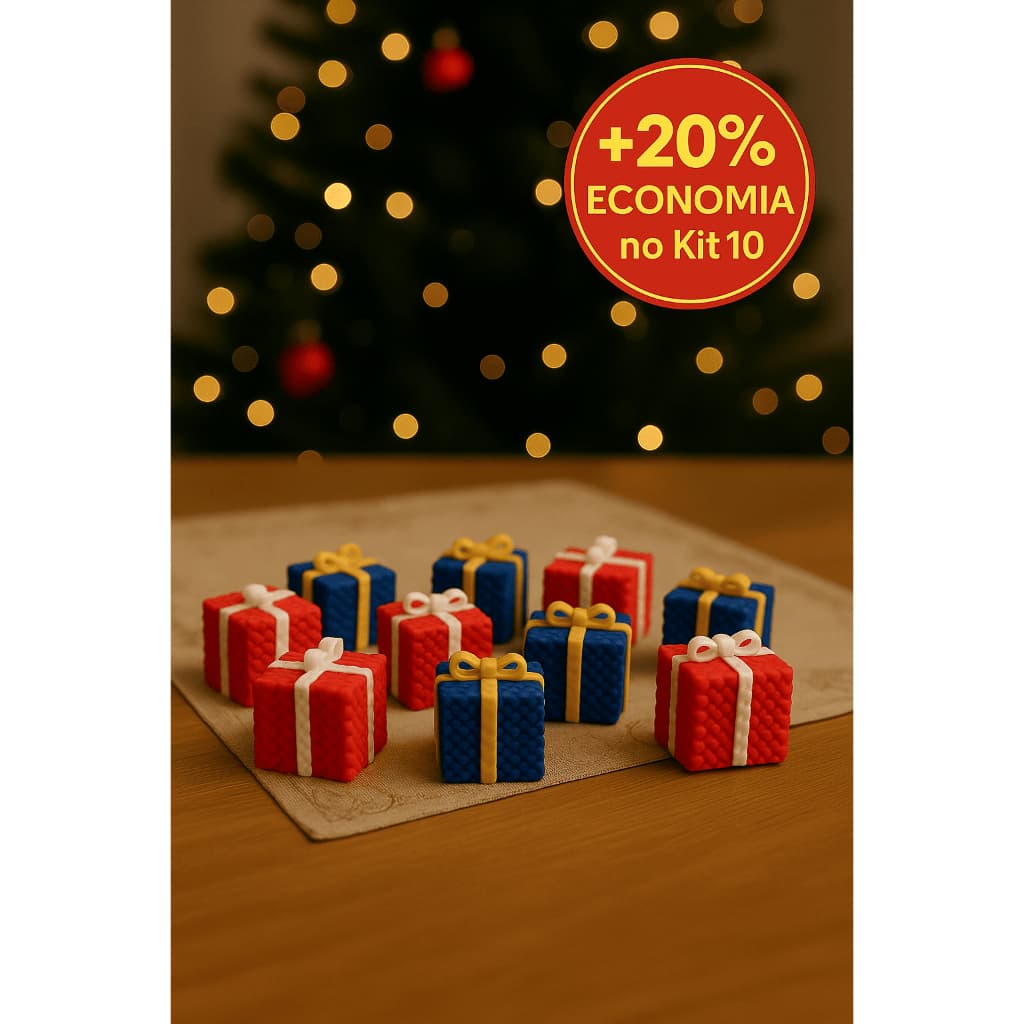 Enfeites de Natal Mini Presentes | PresentesCriativos | Decoração de Natal Árvore de Natal Criativa