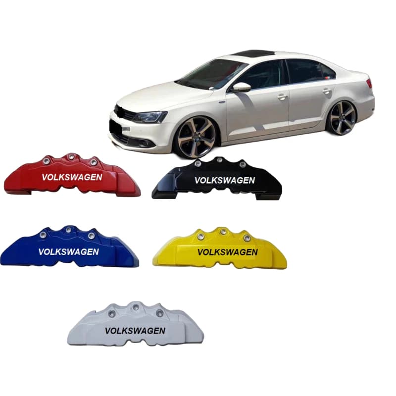 Capa de Pinça Freio Volkswagen Kit 4 Peças com Cola Silicone Alta Temperatura