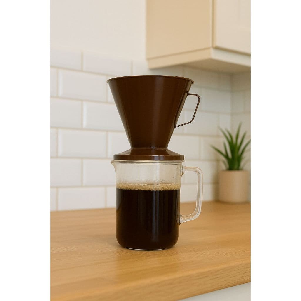 Jarra 1 litro Com Porta Filtro Plástico Resistente Cozinha Cantinho Do Café