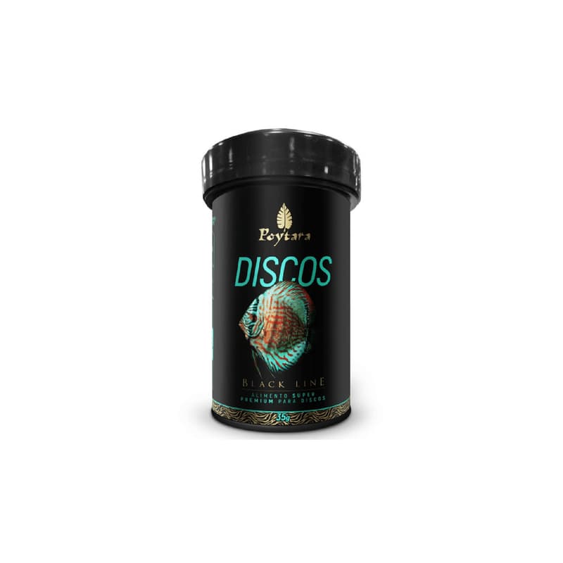 Ração Para Peixes Discos Black Line Poytara