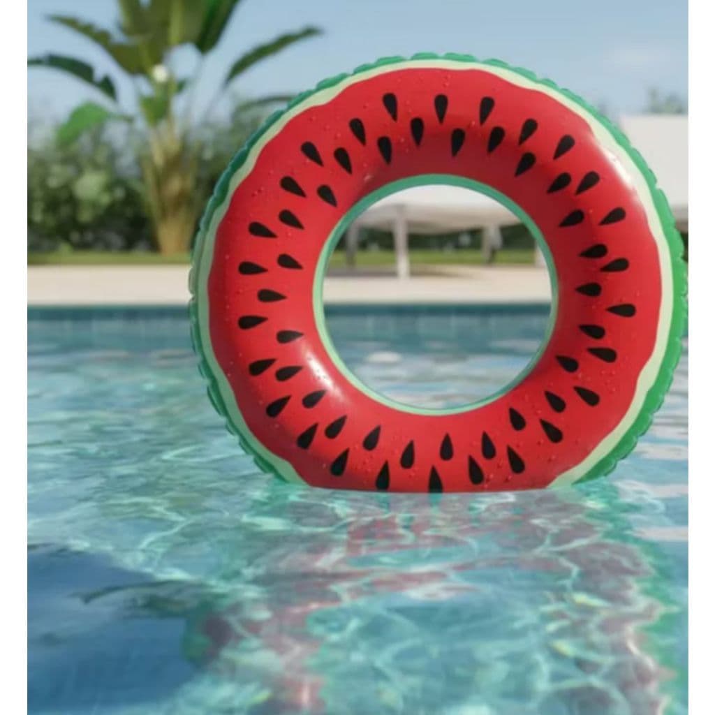 Boia Piscina Melancia Infantil Adulto Infantil Praia Gigante Circular Grande Redonda Verão Parque