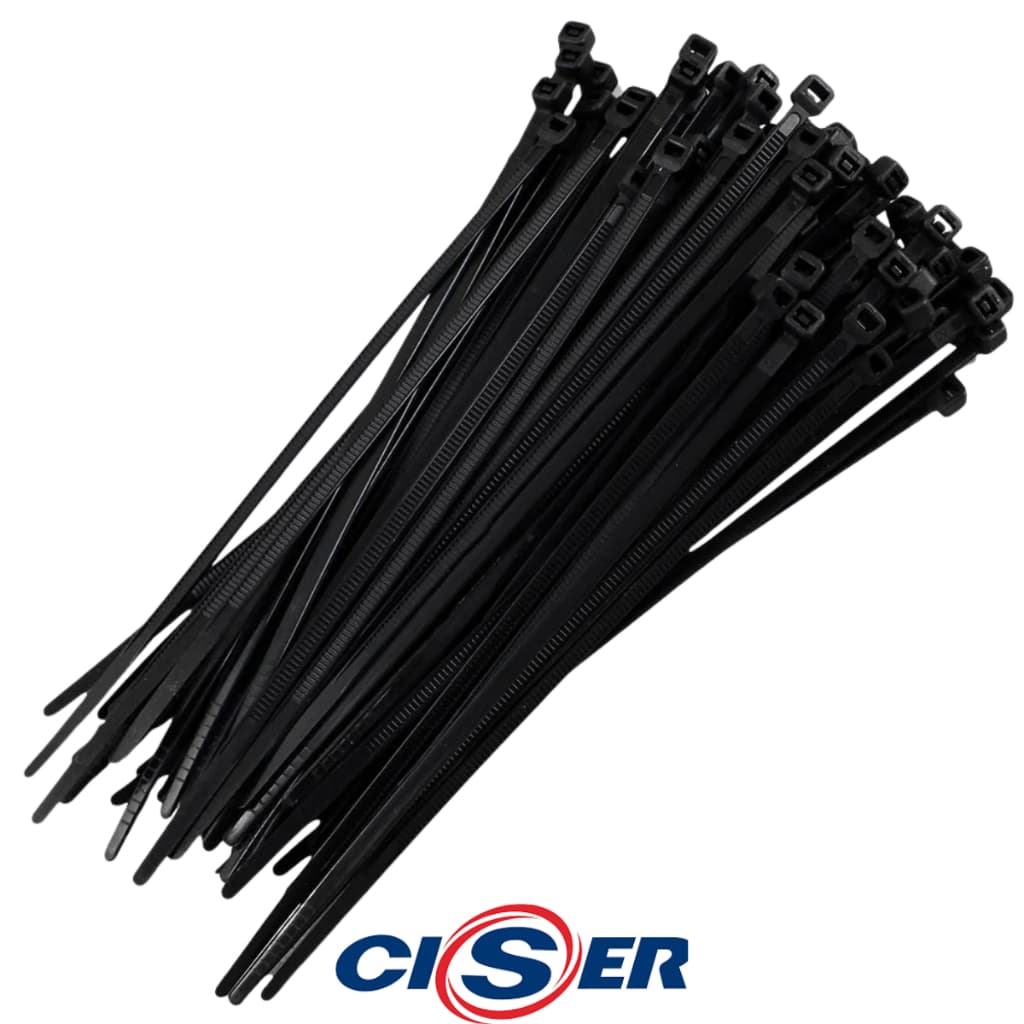 Kit 100 Cintas Plasticas Enforca Gato Abraçadeira Nylon 3,6 x 150mm Marca Ciser