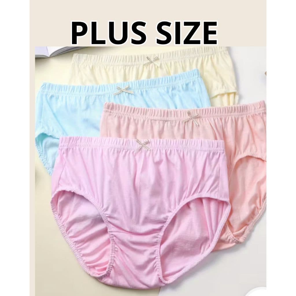 Kit 3 Calcinhas Plus Size 100% Algodão Cós Alto Confortável Tanga Respirável Calçola Idosa Hospital
