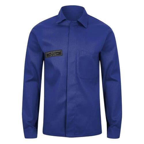 Camisa NR 10 Eletricista Anti-Chama Azul Royal