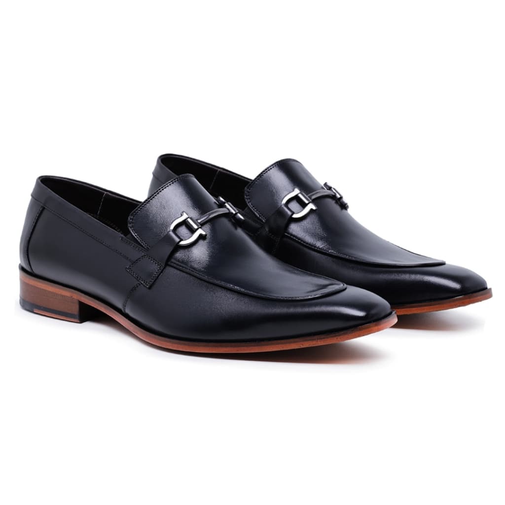 Sapato Loafer Social em Couro Sapato Fino Para Homens Elegantes Sapato para Eventos Especiais