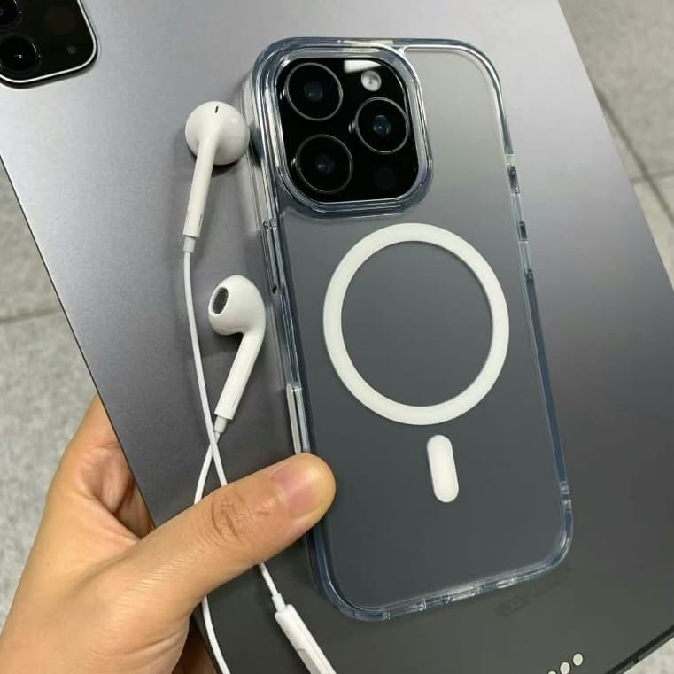 Capa Magnética Transparente iPhone 11 a 17 Pro Max – Anti Queda TPU Premium, Proteção Total