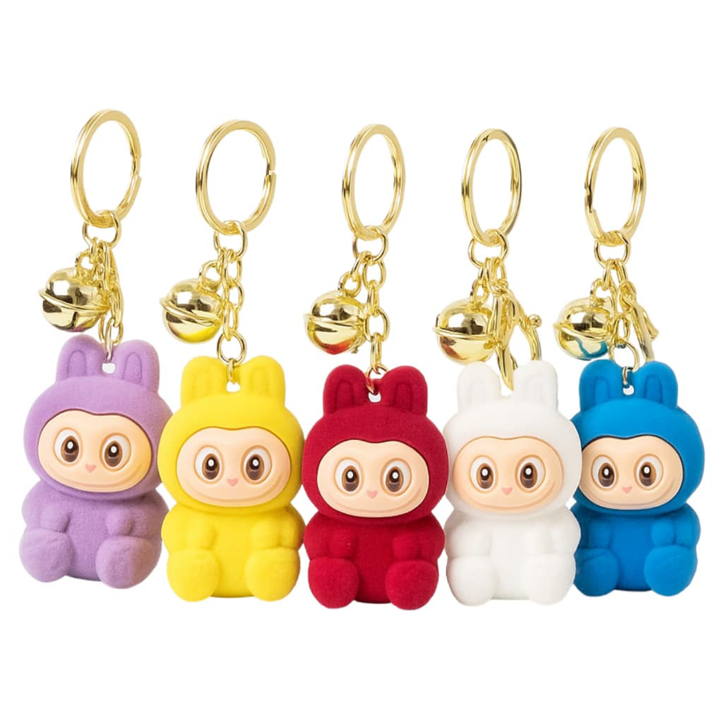 Chaveiro Pelucia Fofo Monstrinho Acessorio para Chave Bolsa 5cm