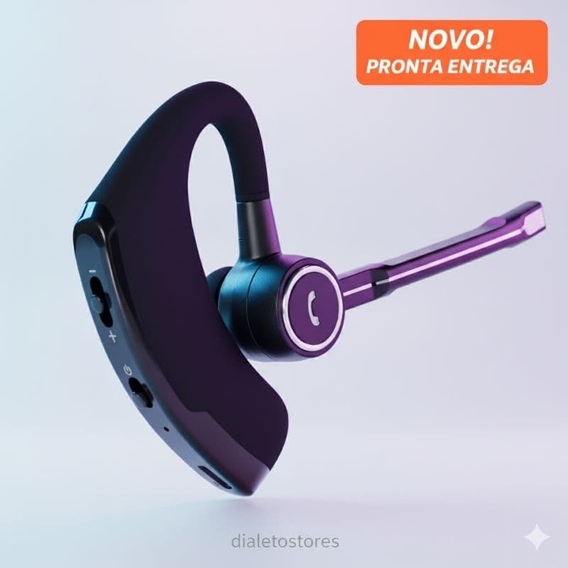 Fone Bluetooth 5.0 com Microfone ALTOMEX – Som Estéreo, Conexão Rápida e Bateria Durável
