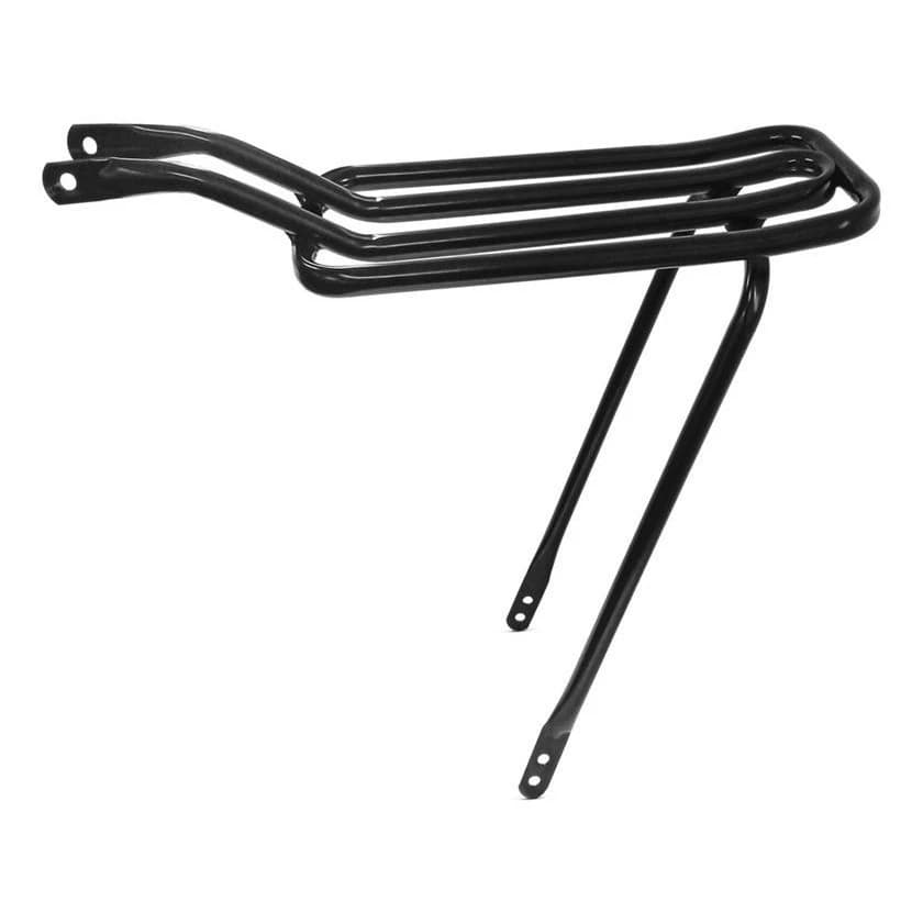 Bagageiro Tubão Articulado Reforçado Para Bicicleta Bike Aro 20, 24, 26, 29 Tubular Preto Ou Cromado