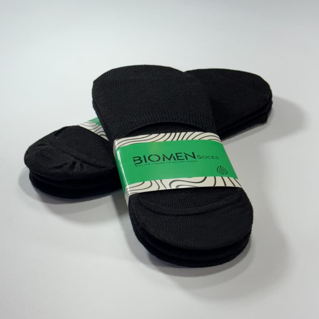 Kit até 12 Meias Sapatilhas Invisíveis Pretas Com Silicone Masculino e Feminino