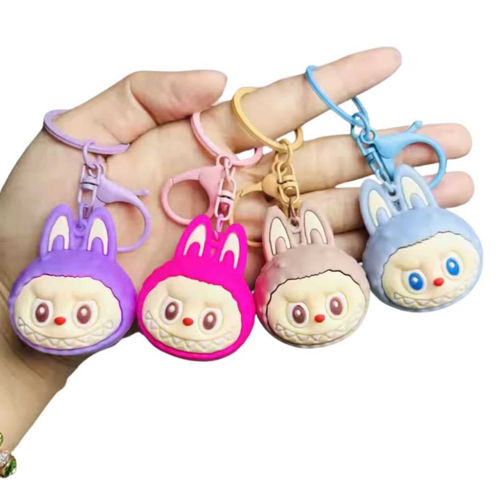 Chaveiro Silicone Emborrachado Monstrinho Pingente Acessorio para Chave Bolsa 5cm
