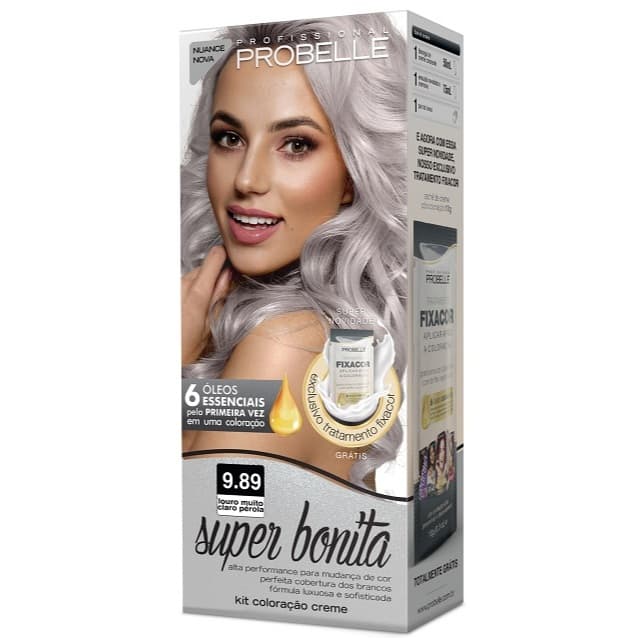 Tinta 9.89 Louro Muito Claro Pérola Super Bonita Tinta