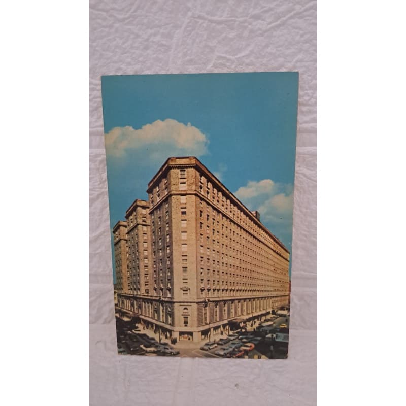 RARIDADE DE 1964 - Cartão Postal Statler Hilton Boston Hotel and Restaurant - Massachusetts - 1964 Postcard