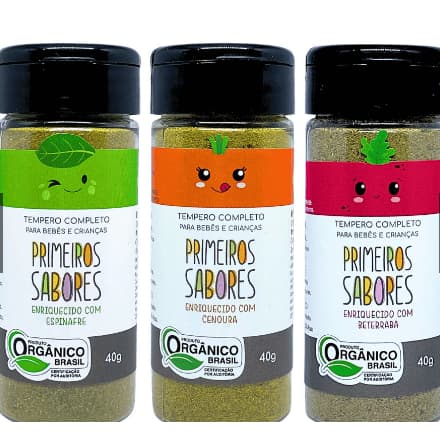 Tempero Primeiros sabores para bebês - Tempero natural