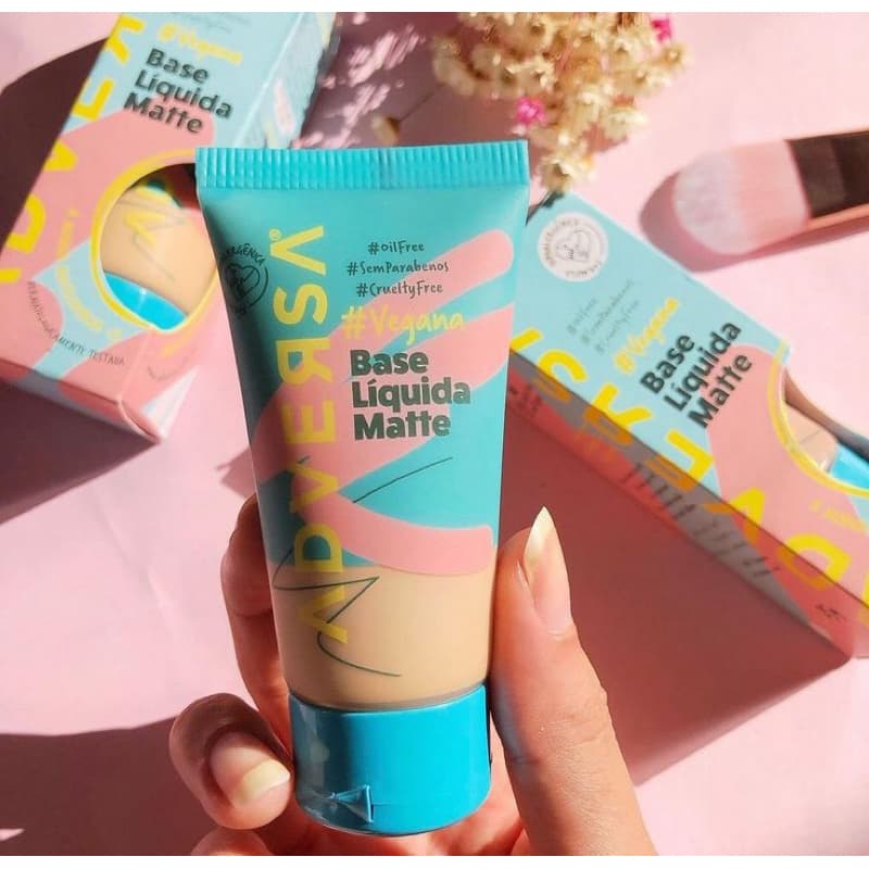 Base Líquida Matte Oil Free Vegana Adversa