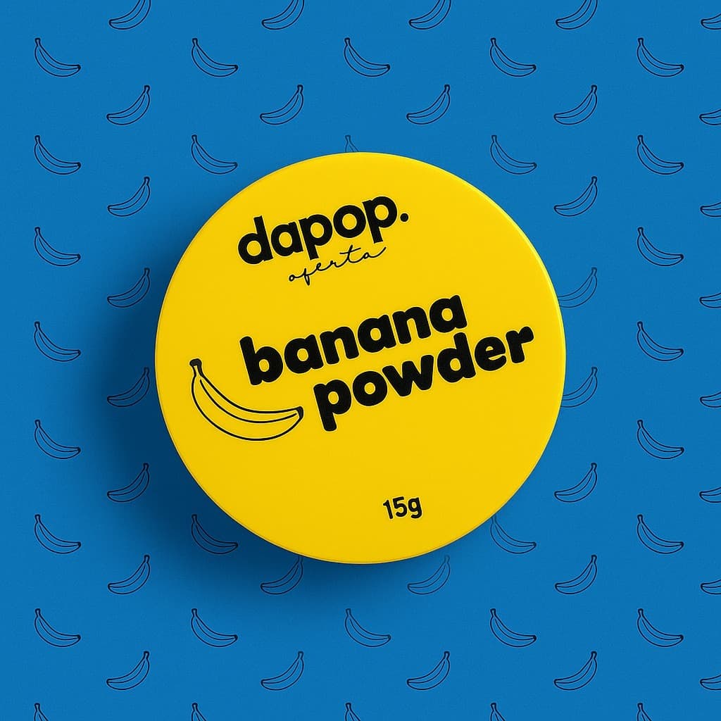 Pó Banana Powder Dapop Facial Translucido Finalizador e Selador de Maquiagem