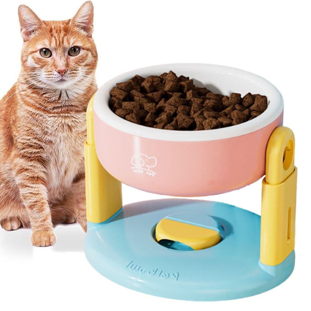 Vasilha Comedouro Bebedouro Pet Com Ventosa Regulagem De Altura Cachorro Gato Dispenser Vasilha Tigela Pote Pet