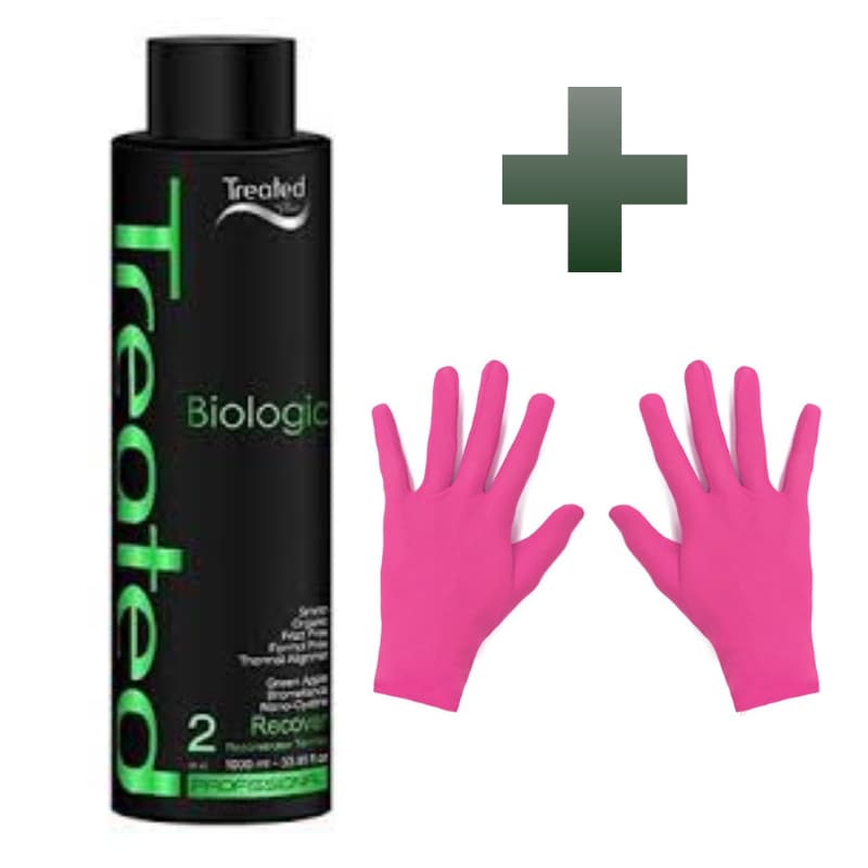 Escova Progressiva Biologic Ativo Profissional Promoção TREATEAD HAIR + Luva