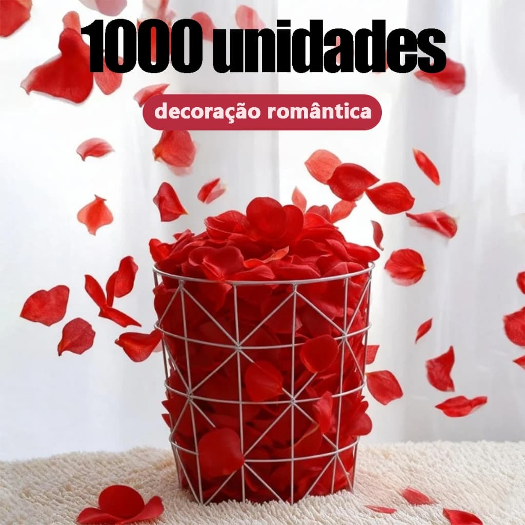 3000 Pétalas De Rosas Artificiais Decoração Perfeita Para Casamentos E Festas 1000 Pétala