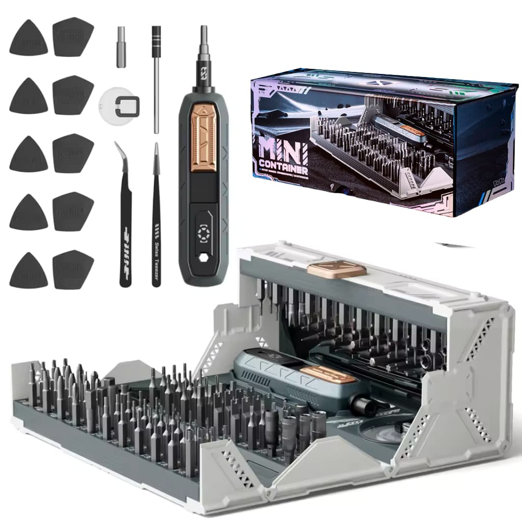 Kit Chave Profissional Reparo Precisão Celular 180 Peças Modelo JM-8192