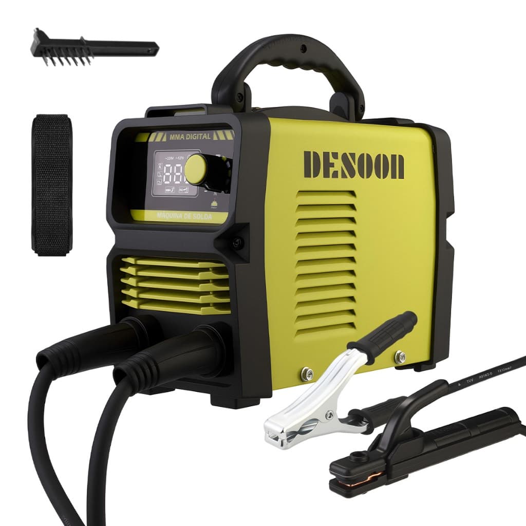 Máquina De Solda Inversora 120A MMA /TIG LIFT Eletrodo Portatil Bivolt 127v/220v DESOON