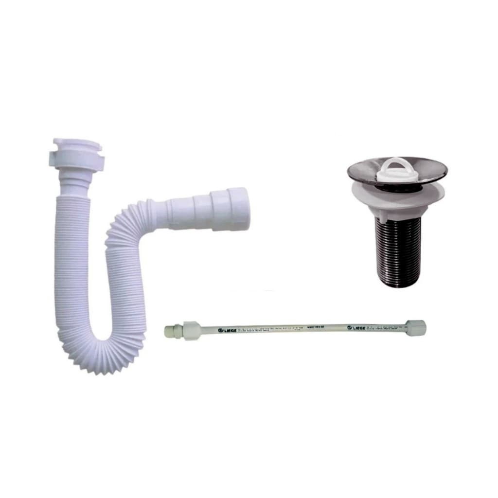KIT PARA INSTALAÇÃO DE CUBA DE LAVABO E BANHEIRO