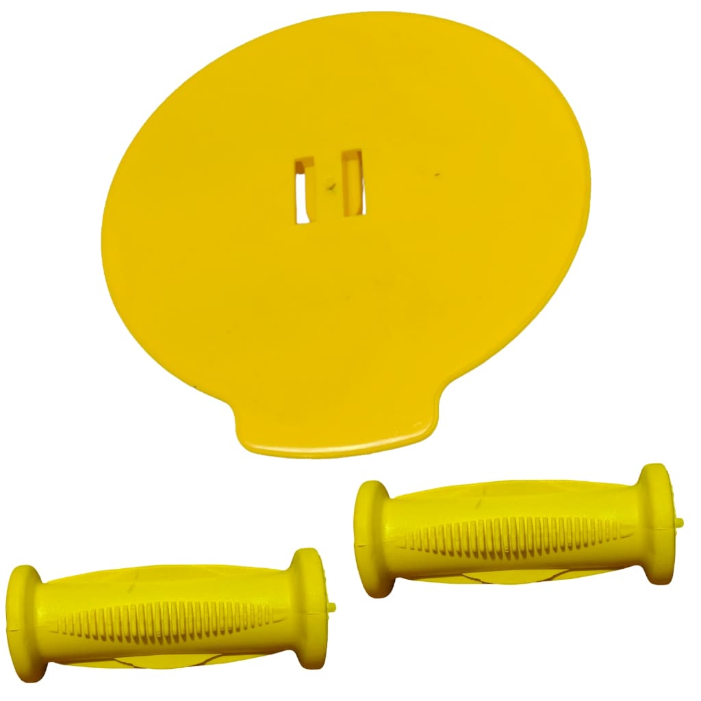 Conjunto Para Aro 12 ou Triciclo Punho mais Placa Frontal(não acompanha o suporte de fixação)
