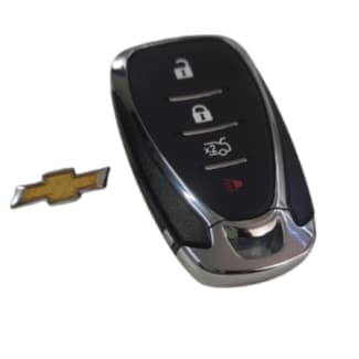 CARCAÇA DE CHAVE CANIVETE GM 4B TRACKER CRUZE COM LÂMINA - ACOMPANHA ADESIVO DE ALUMÍNIO