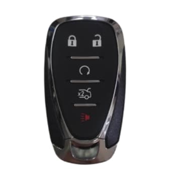 CARCAÇA DE CHAVE CANIVETE GM 4B + 1 BUZINA TRACKER CRUZE COM LÂMINA - ACOMPANHA ADESIVO DE ALUMÍNIO