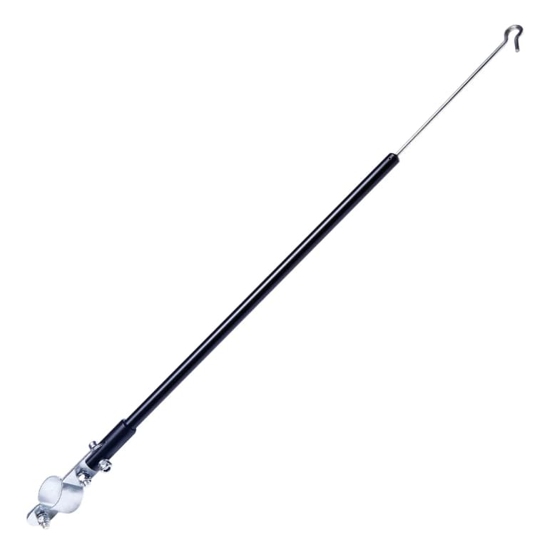 Antena Corta Pipa Reclinável Alumínio anti cerol 2 Estágios Reforçada Moto Guidão Segura Resistente
