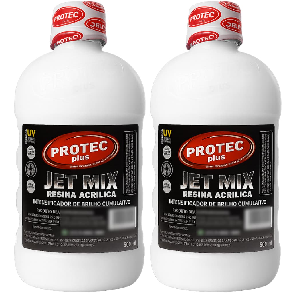 Kit com 2 Resina Acrílica Jetmix Protec Plus - 500ml