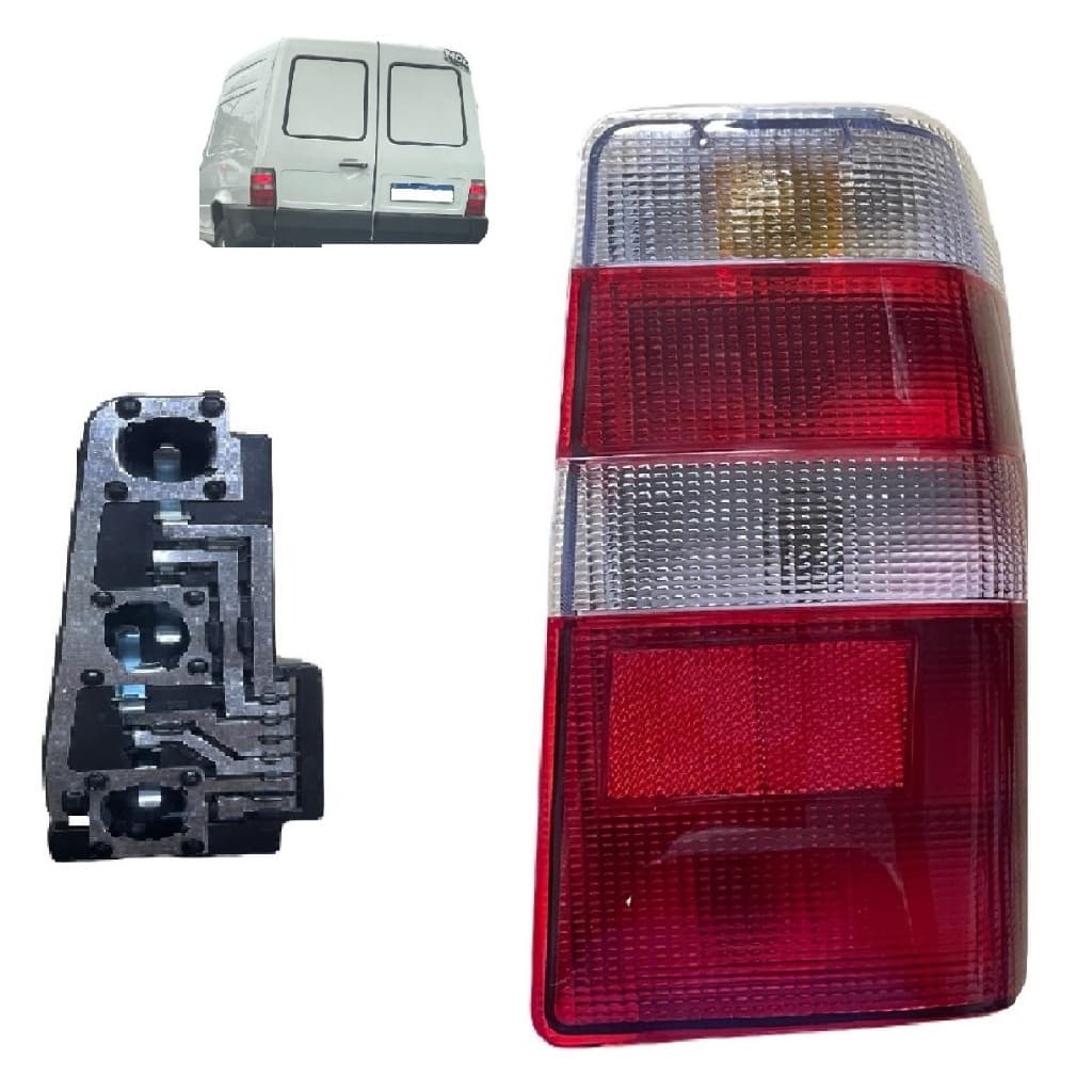 Lanterna Sinaleira Fiat Fiorino Furgão Pickup Traseira 1984 1985 1986 1987 1988 1990 a 2003
