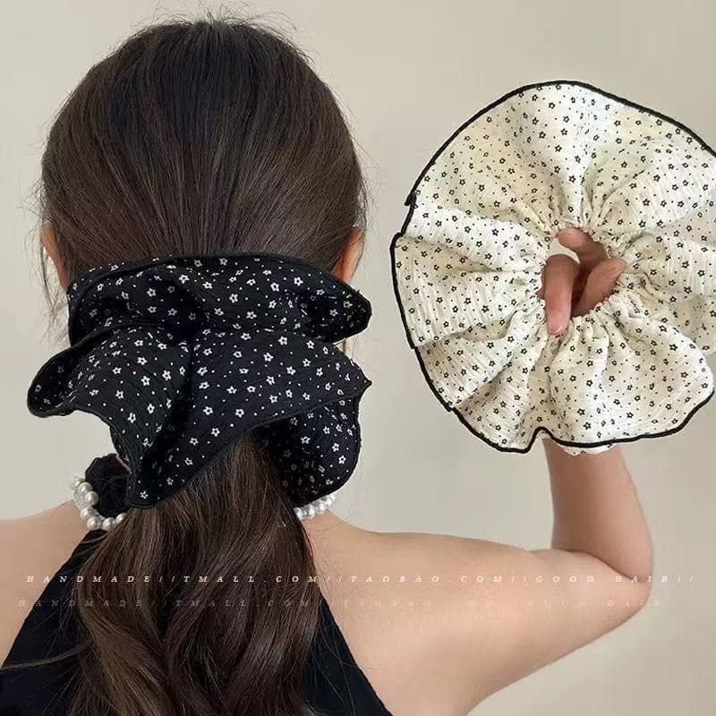 Scrunchie de Cetim Xuxinha de Cabelo Extra Grande.Cores Sortidos