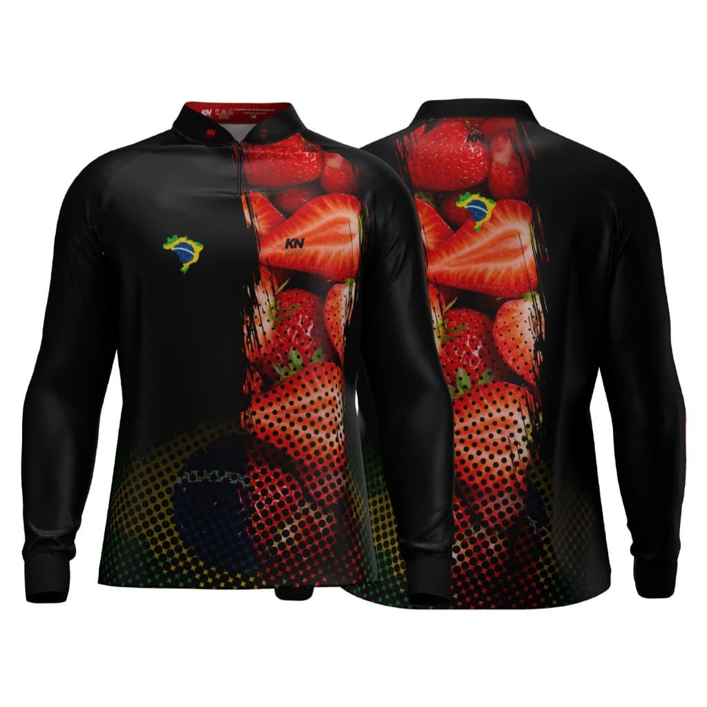 Camisa Agro Produtor Fruta Proteção Solar UV50+ DRY SOFT Masculina