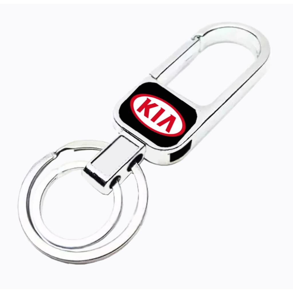 Chaveiro De Metal KIA Mosquetão Gatilho Carro