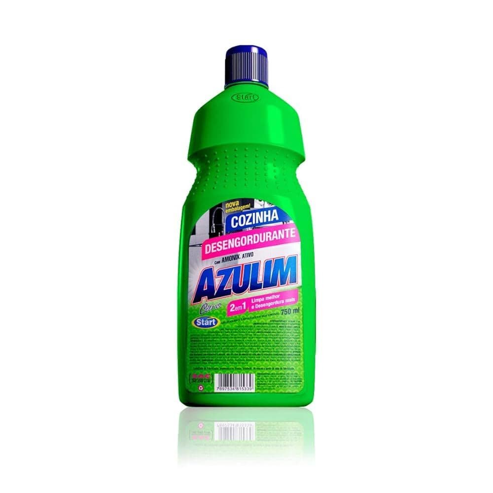 Desengordurante Azulim Com Amoníaco Ativo Aroma Citrus 750ml