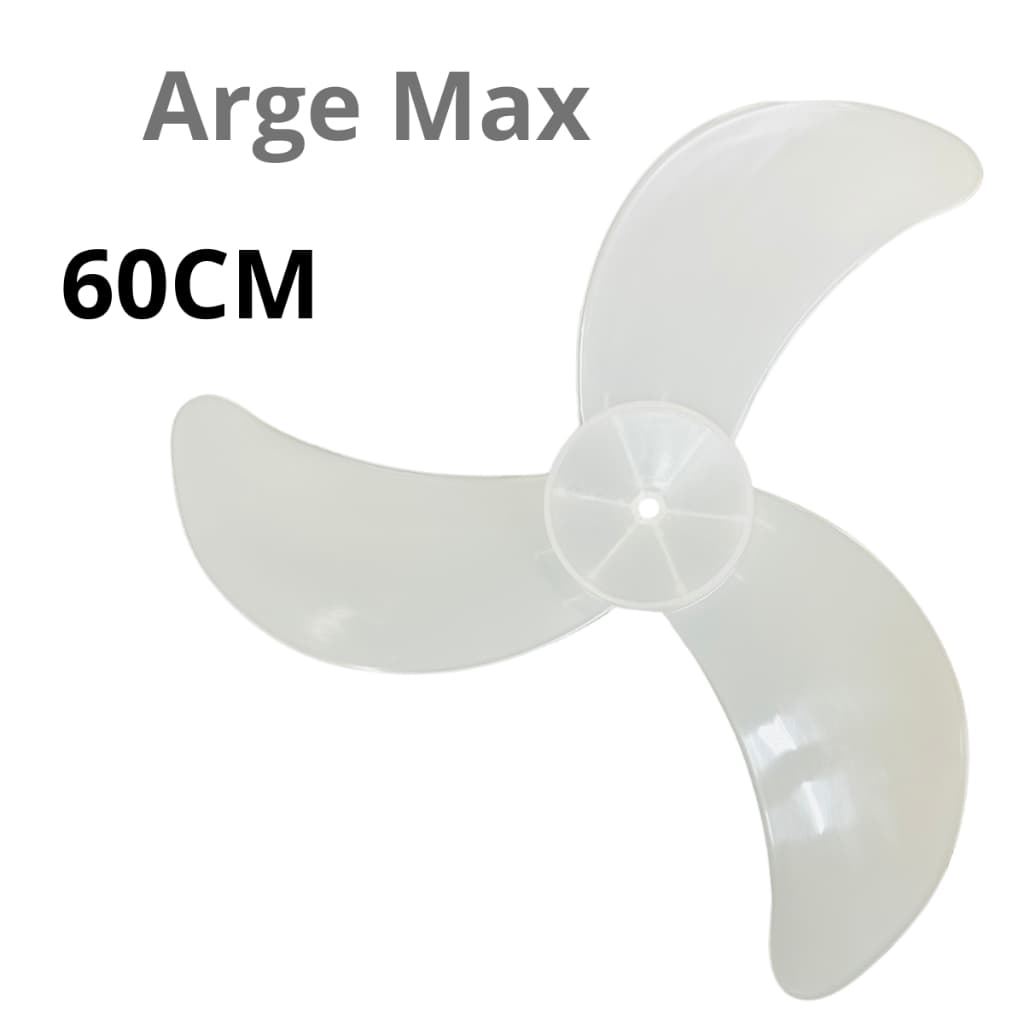 HÉLICE ARGE MAX 60CM 3 PAS BRANCA EIXO 10MM ORIGINAL