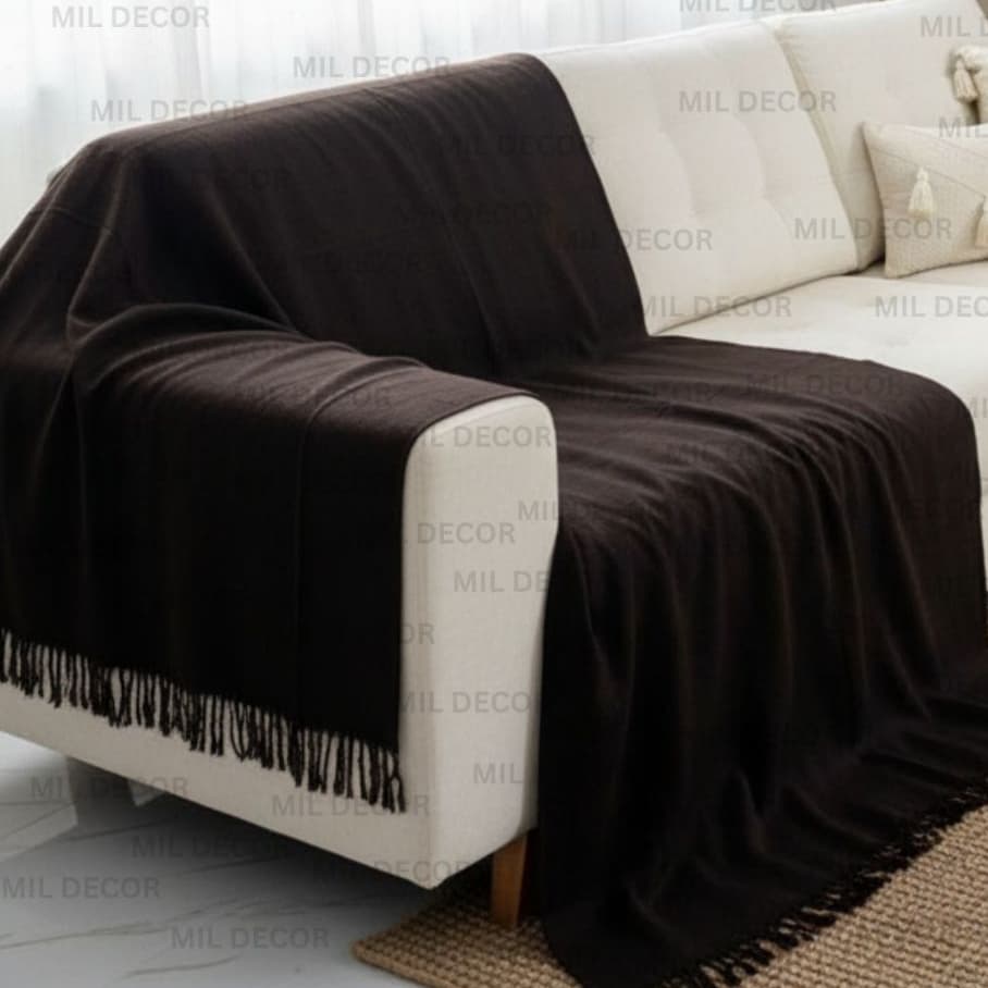 Manta Para Sofá King Gigante 400M x 180M Tipo Capa Protetora Artesanal Decorativa Diversas Cores