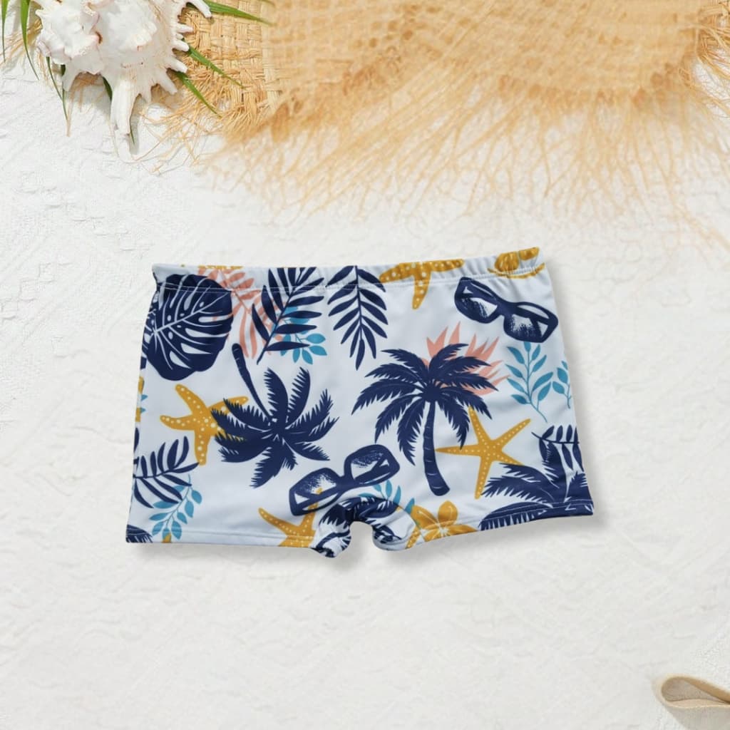 Sunga Juvenil Para Meninos Boxer Suplex Summer - Perfeita para praia e piscina - Estampas Sortidas