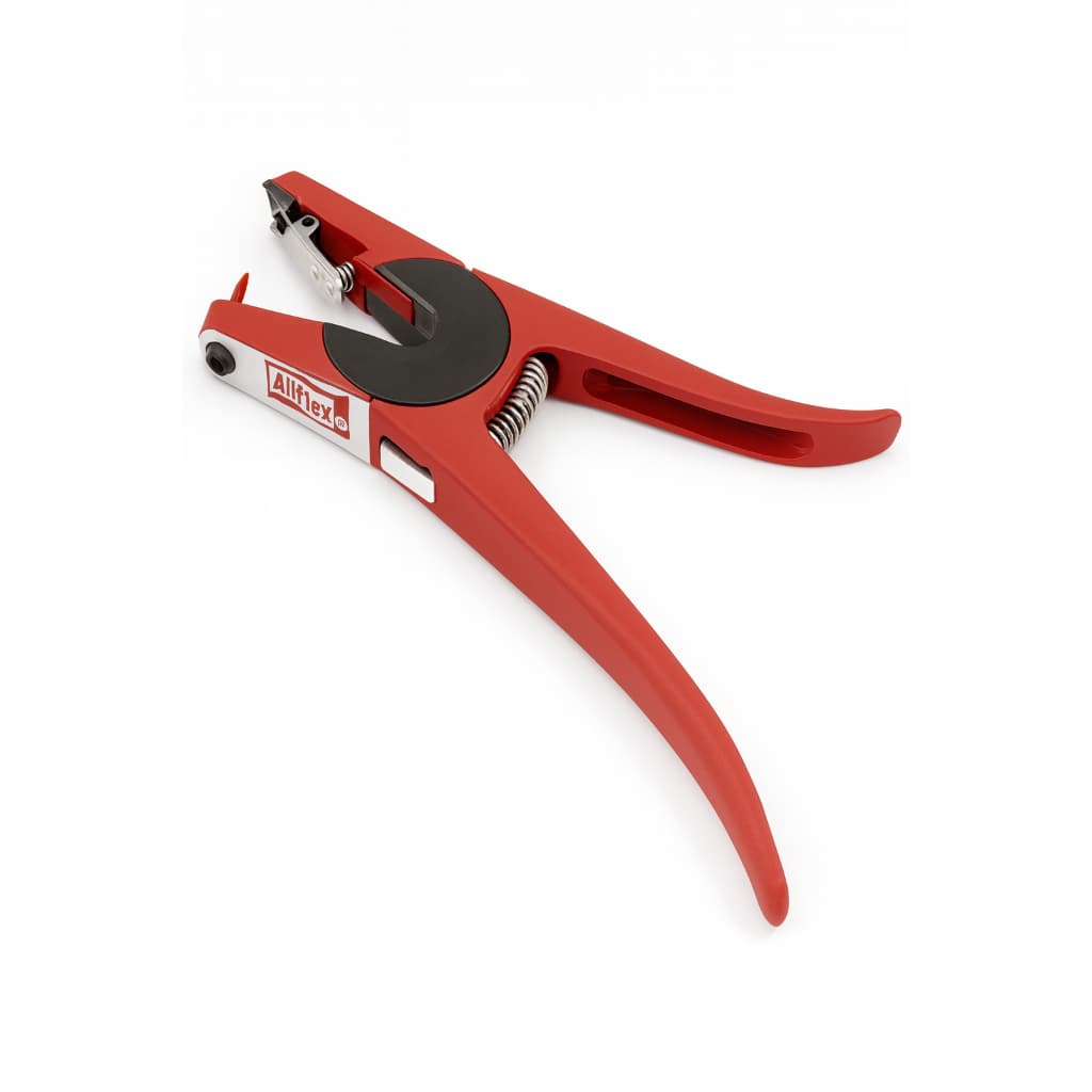 Alicate Brincador Allflex Vermelho Aplicação Brincos Manejo Seguro Gado Ovinos Suíno Caprinos