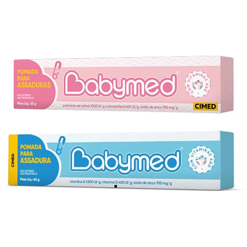 Pomada para Assadura Babymed 45g - Azul ou Rosa