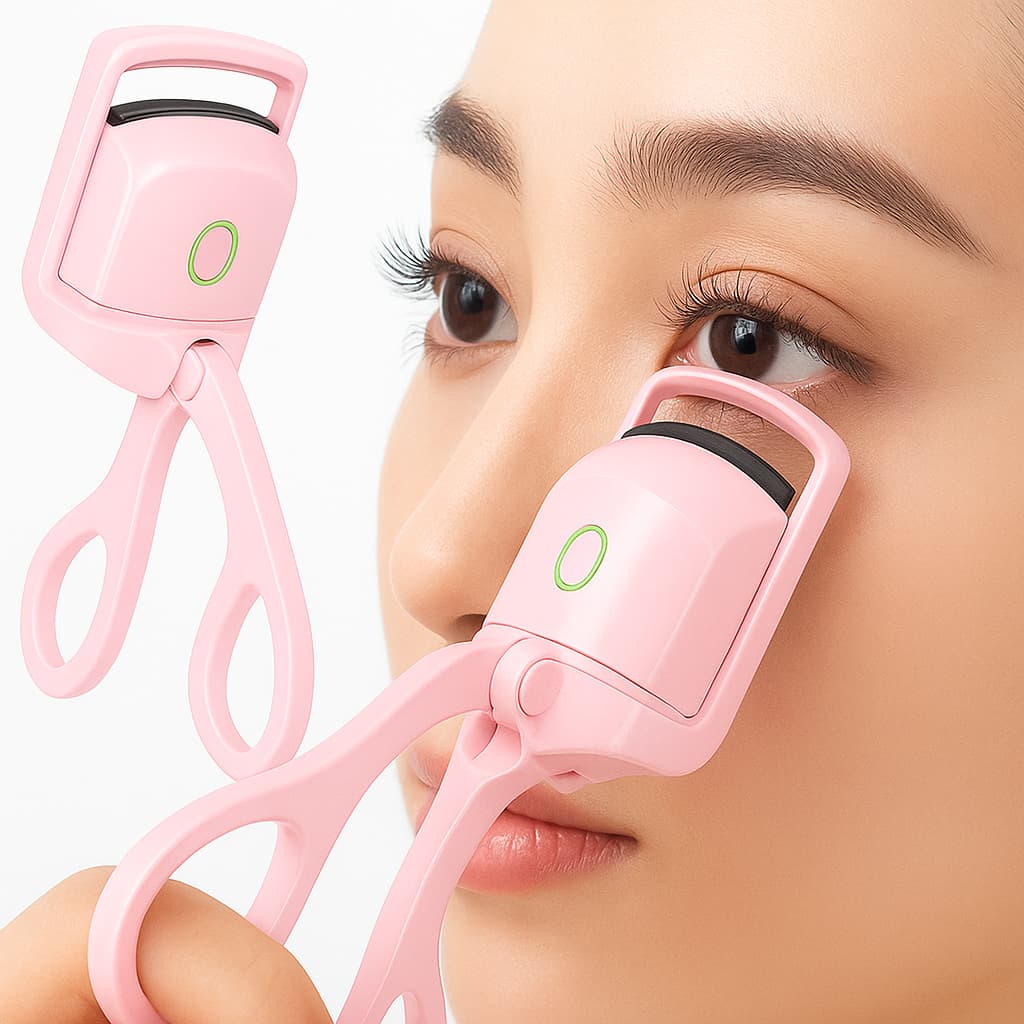 Curvex Elétrico Aquecido Térmico USB Modelador de Cílios Recarregável Portátil