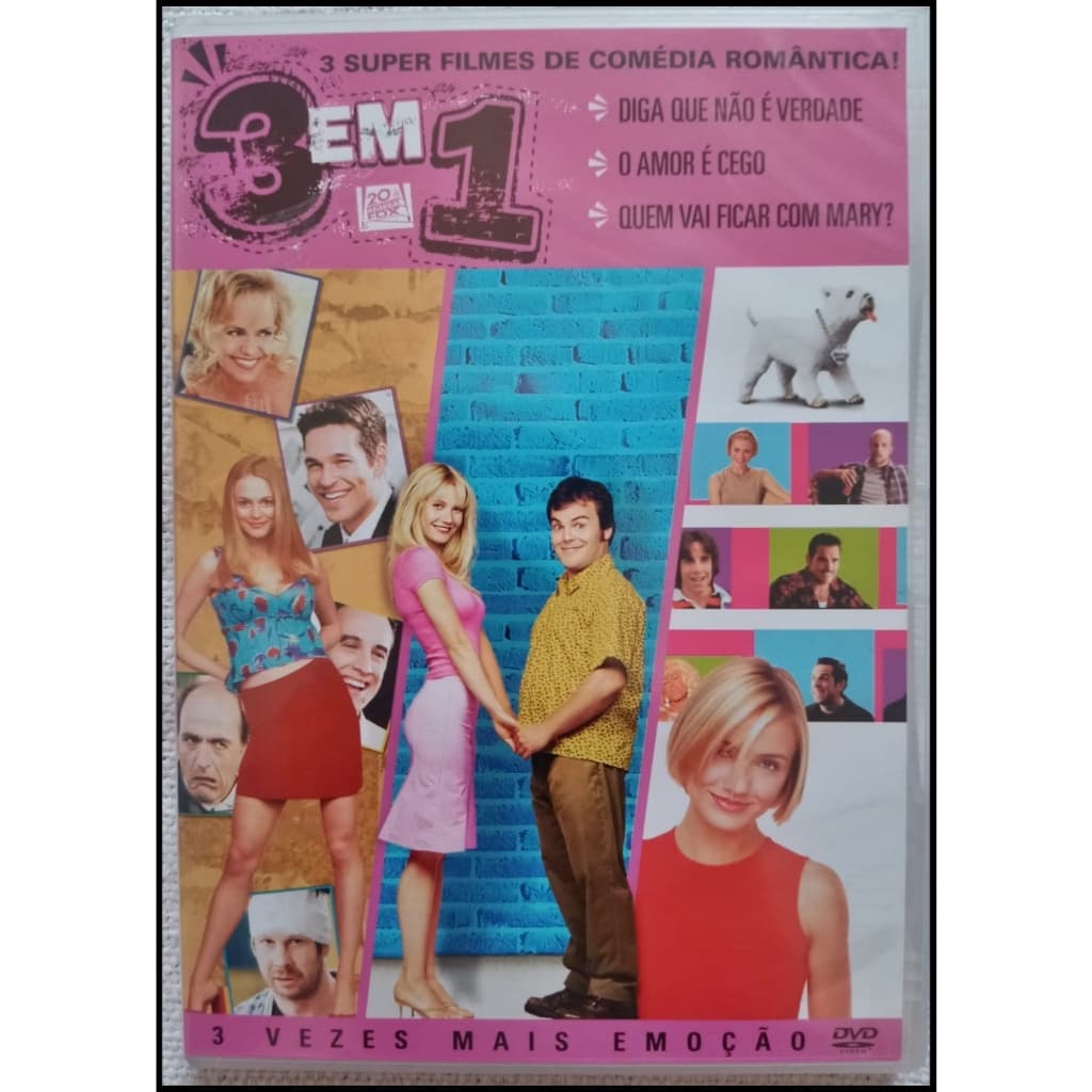 DVD 3 Super Filmes de Comédia Romântica! - Originais
