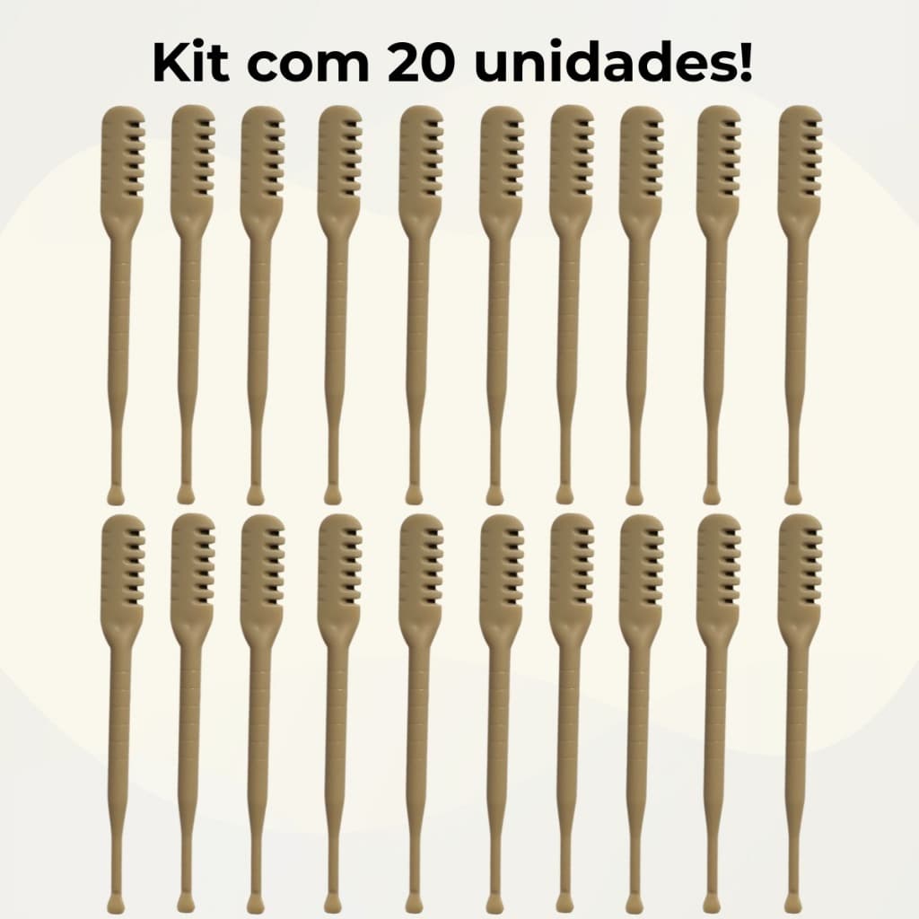 Kit 20 Removedor de Pelos Nasais e Limpador de Ouvido – Portátil e Durável