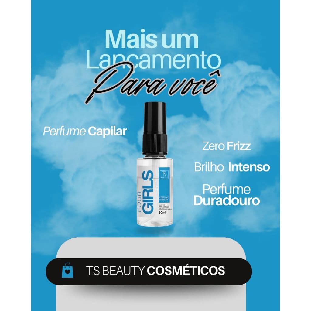 Perfume Capilar  inspiração Angel Blue – TS Beauty Cosméticos  | 30 ml