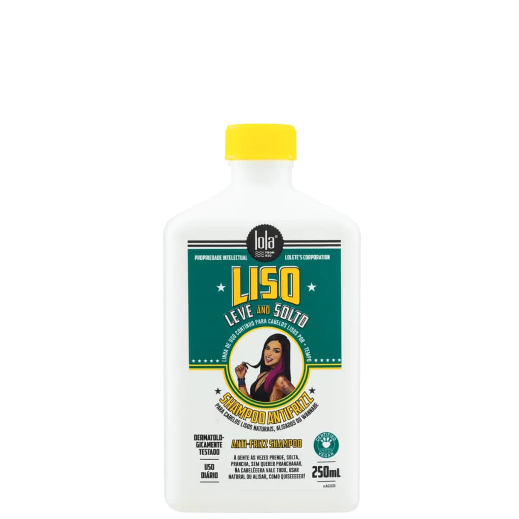 LISO, LEVE E SOLTO - SHAMPO ANTIFRIZZ 250mL