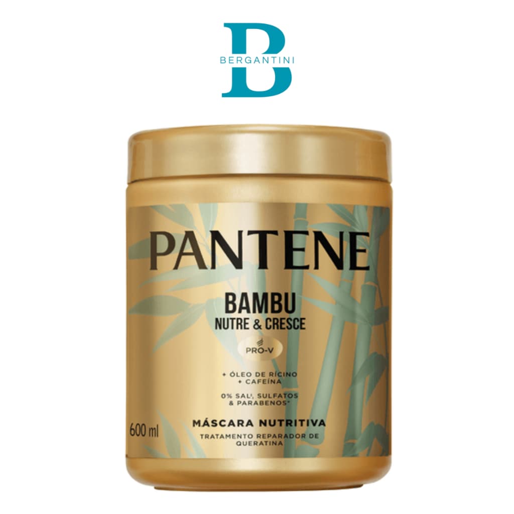 Máscara De Tratamento Capilar Pantene Pro-v Bambu Com 600ml